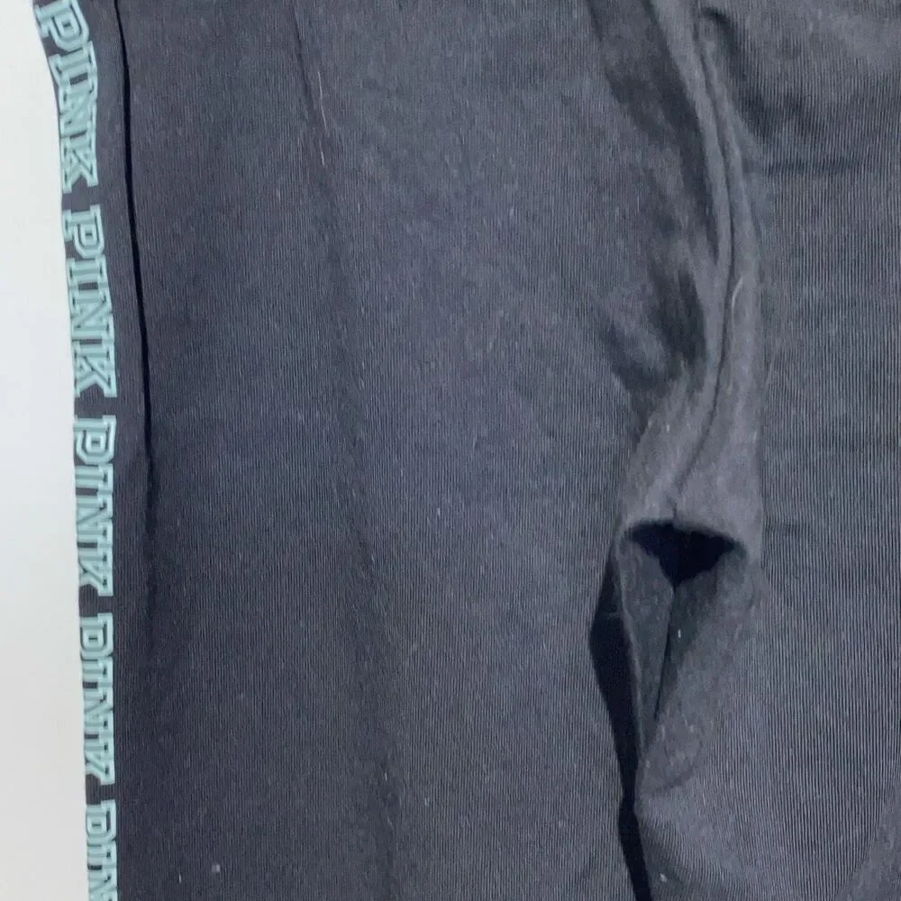 PINK Victoria's Secret Women's Black High Waist 4-Way Stretch Leggings XS NWT‎